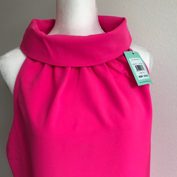 NWT Sail to Sable Hydra Cowl Neck Shift Dress - Picture 2 of 8